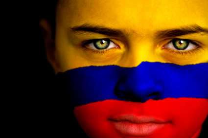 colombian-face-and-flag